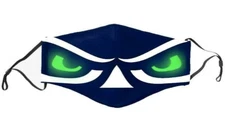 Seattle Seahawks Themed Hawks Eyes Face Mask (Read First Line of Description)