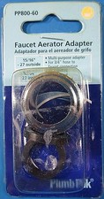 PlumbPak Faucet Aerator Adapter 15/16" - 27 Outside 55/64" - 27 Inside PP800-60