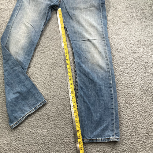 Jeans Levis da uomo 505 36x34 blu 100% cotone - Foto 4 di 11