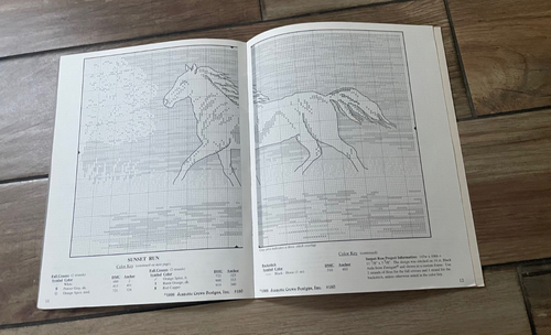 Wild Horses Mary Ellen Yanich Jeanette Crews Design Cross Stitch Pattern Booklet - Picture 3 of 4