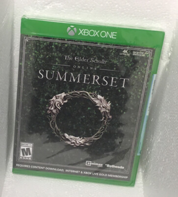 Elder Scrolls Online SUMMERSET Xbox One Ser X BACKWARD COMPATIBLE ...