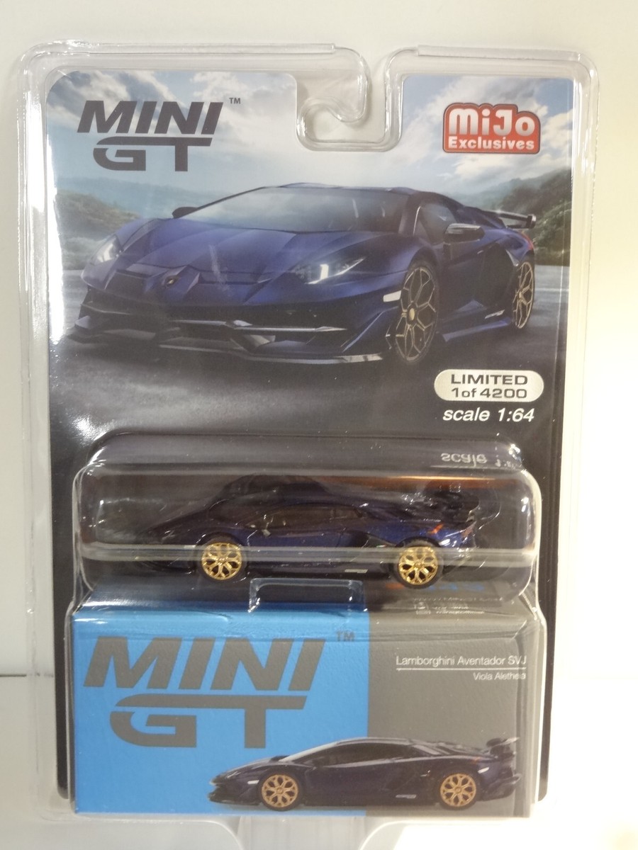 MINI GT #343 - VIOLA ALETHEIA - LAMBORGHINI AVENTADOR SVJ