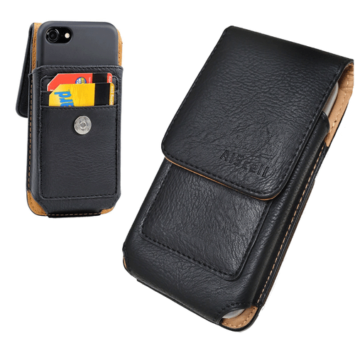 Für Samsung Galaxy S25, S24, S23, Leder Tasche Case Clip Holster Fit Cover auf - Bild 2 von 51