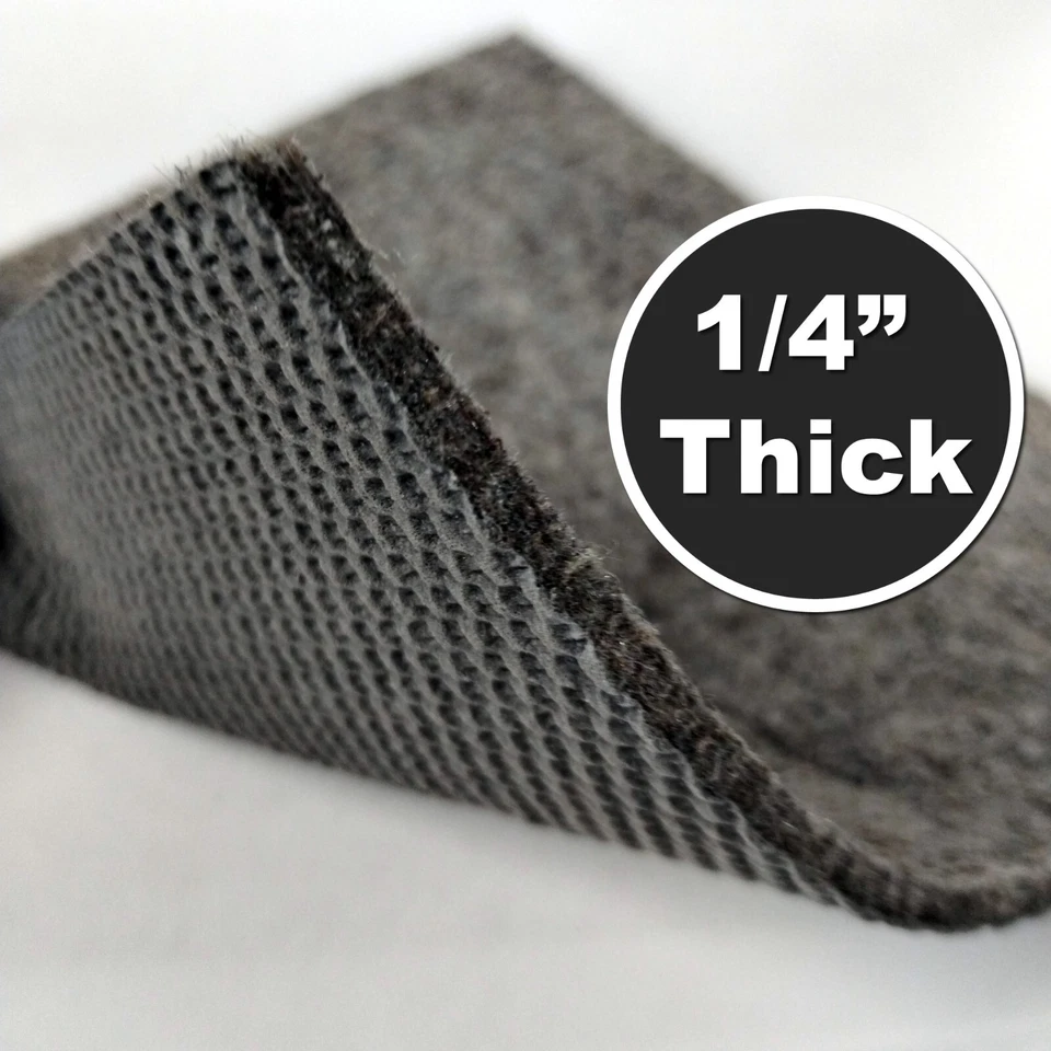 Rug Pad - Hard Surface/Carpet - Non Slip - Felt/Rubber - Reversible - 1/4" -10YR - Image 2 of 4