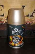 (1) Glade Automatic Spray Can Refill SULTRY SPICED RHYTHM BLACK RUM LEATHER MINT