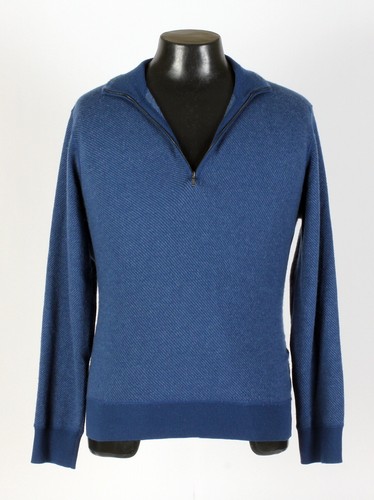 Loro Piana Cashmere Roadster Pull Light Sweater - Blue - M - $1350 Retail - Picture 18 of 19
