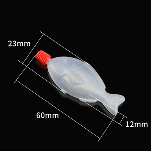 Mini salsa di soia a forma di pesce piccolo per contenitore di plastica sushi bottiglie multiuso - Foto 8 di 8