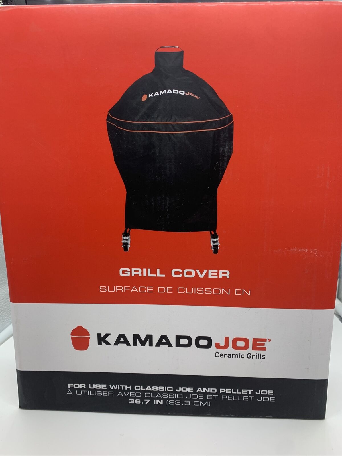 Kamado Joe  Classic Black Heavy Duty Weather Resistant Grill Cov