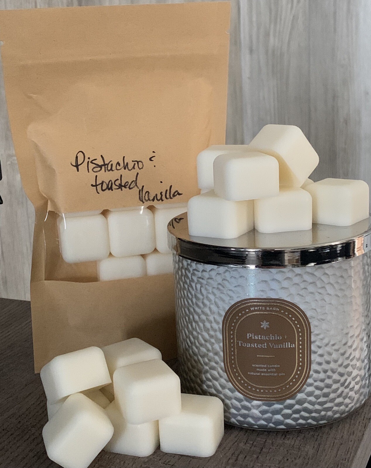 2.9oz Wax Melts/Tarts Pistachio & Toasted Vanilla Bath & Body Works WAX