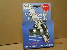  NGK V-GROOVED   SPARK PLUG  ZGR5B 504 VOLVO 440 & 480 X 1 PACK OF 4