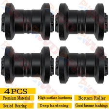 Four Pieces Bottom Track Roller For Kubota KX91-3 KX91-3S KX91-3S2 Heavy Duty