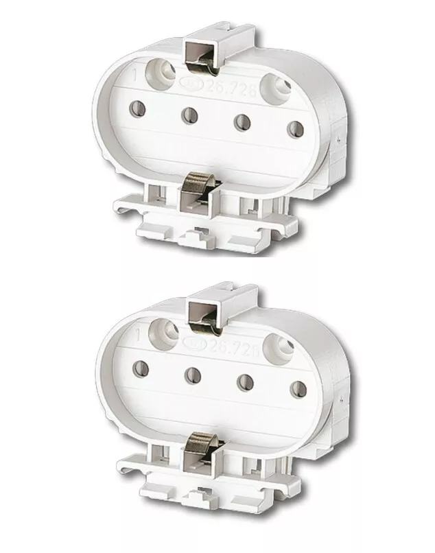 2pcs 2G11 Fluorescent Lamp Holder Socket For PL L TC L lamps BJB 256 91 2 pc
