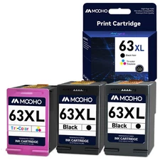 63XL Ink Cartridge for HP 63 XL OfficeJet 4650 4652 4654 4655 5255 5258 Printer