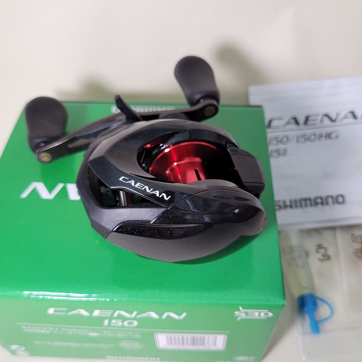 SALE❗️US シマノ カエナンCAENAN 150 右ハン 1pc Shimano Caenan 150 150HG Baitcasting Bass Fishing Reel