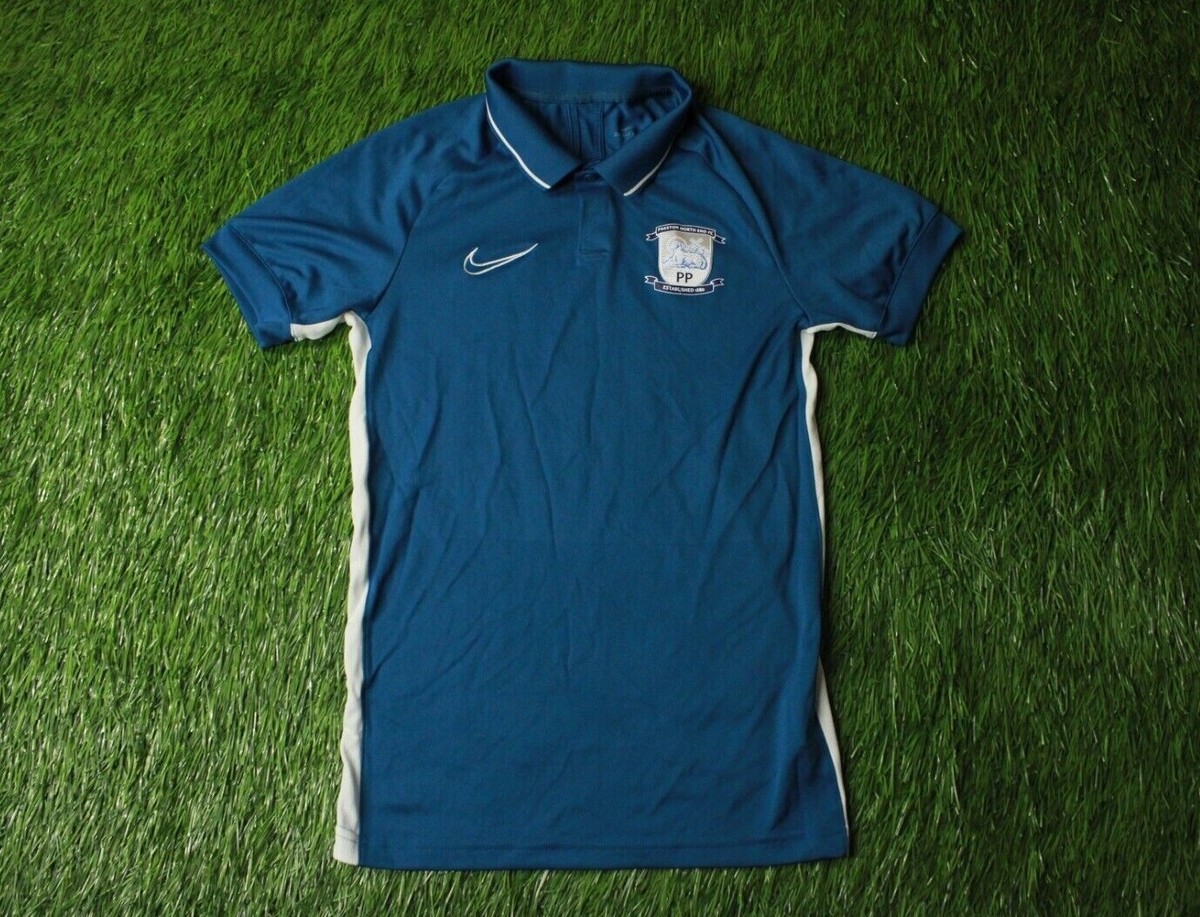 PRESTON NORTH END 2019-2020 FOOTBALL POLO SHIRT JERSEY TRAINING NIKE  ORIGINAL S