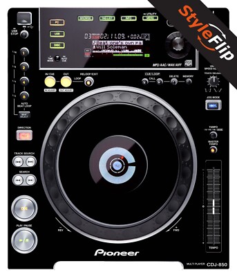 DJ機材 Pioneer CDJ850 Pioneer CDJ-850 | Black | Protective Decal | StyleFlip Skins