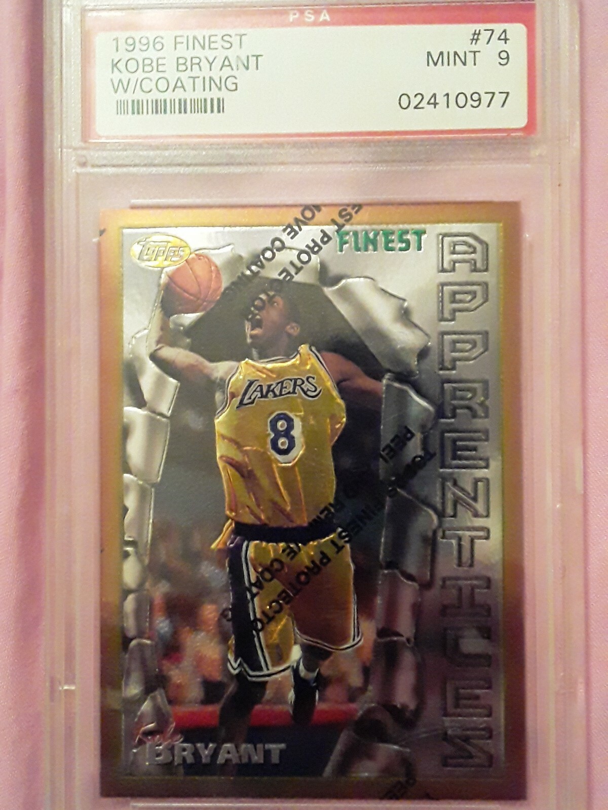 kobe bryant finest rookie card