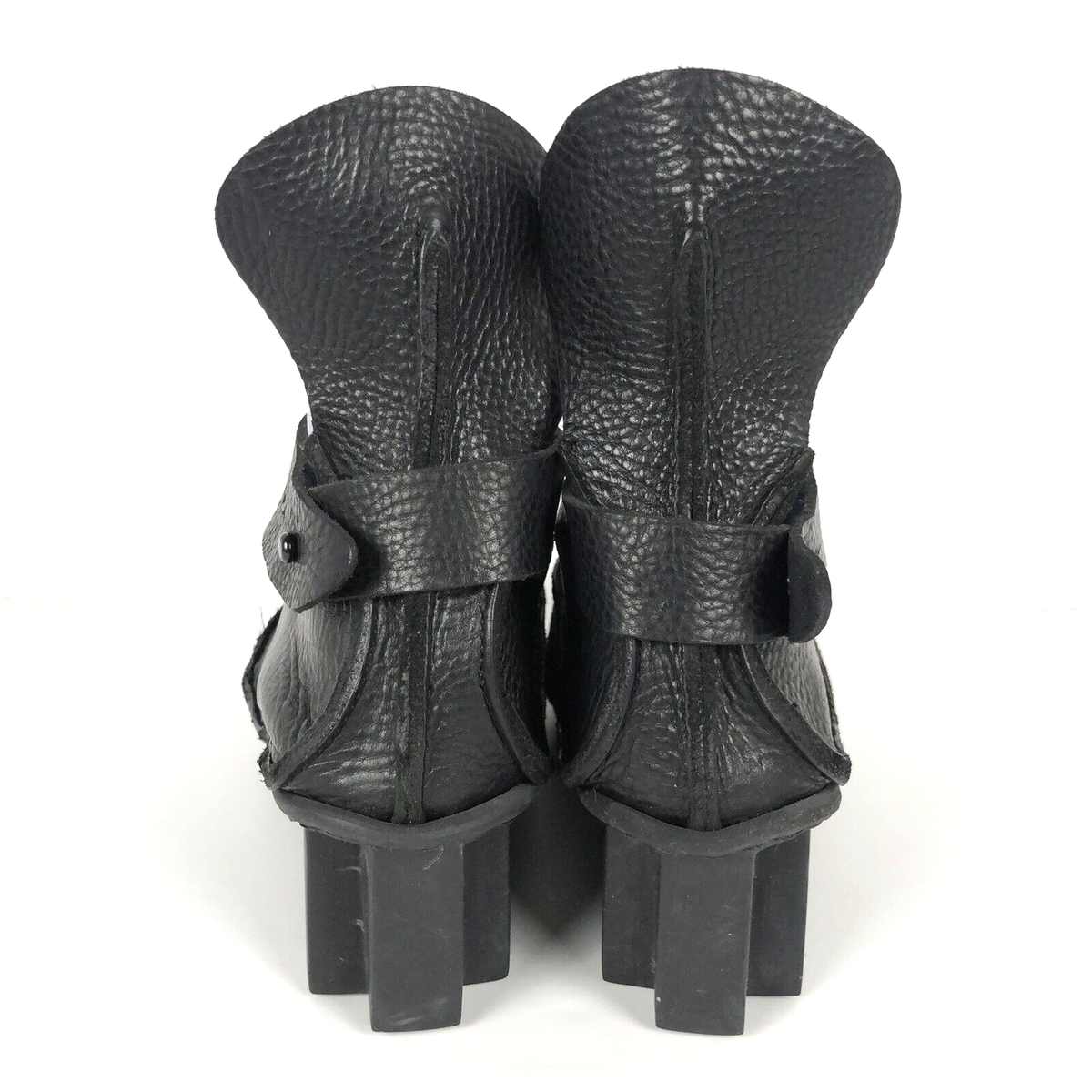 Trippen ★goblet39 TRIPPEN Platform Wedge Shoes Sz 39 / 8.5-9 Black Leather