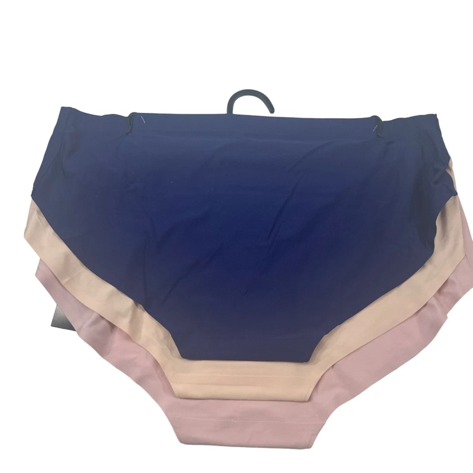 Lot Of Three New Balance Women's Size XL Panty Brief Blue Beige Pink New - Image 2 of 4