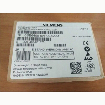 Neu Siemens 6SE6400-0AP00-0AA1 6SE64000AP000AA1 Advanced Bedienfeld