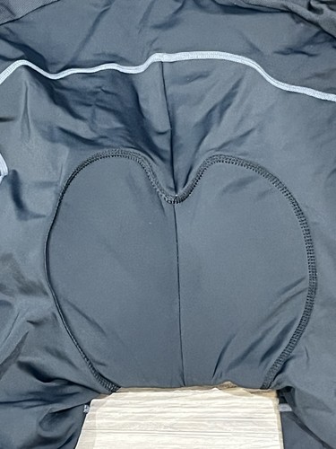 Pantalones Cortos Santic Negros Y Grises Acolchados Ciclismo Power-Dry Hombres Talla Mediana - Imagen 11 de 19