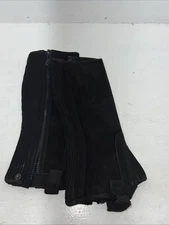 New Tough 1 Equi-grip Black Suede Leather Half Chaps XL #63-66 H-514