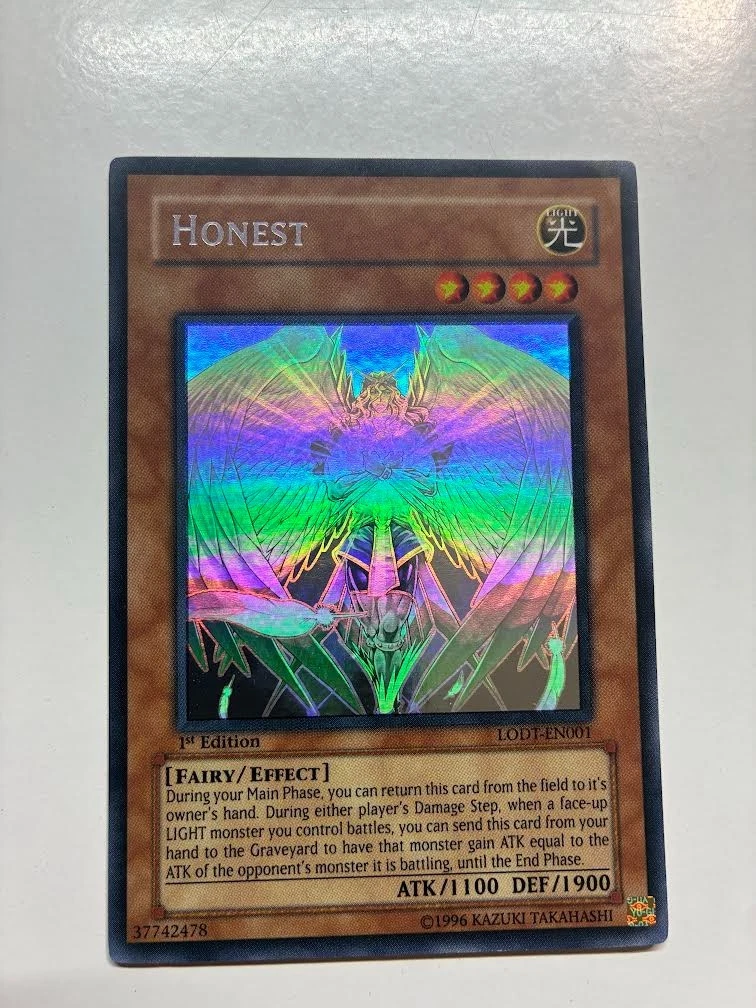 Yu-Gi-Oh! TCG Honest Ghost Rare Individual Collectible Card Game