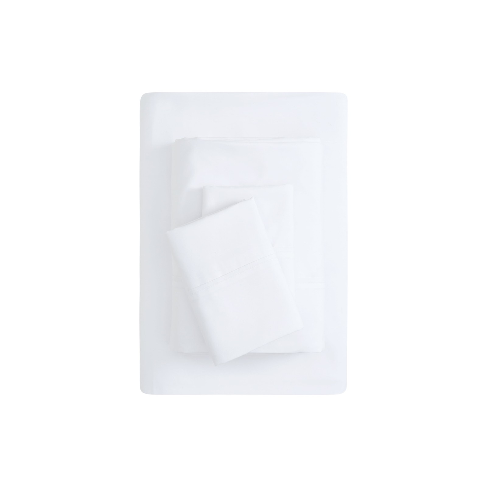Mainstays Super Soft Brushed Microfiber Bed Sheet Set Arctic White Queen 4 3890₽