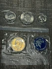 40% Silver 1976 S Bicentennial Set, 1 Dollar, Half, Qtr + 1 1971 Eisenhower Unc