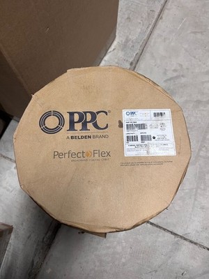 500 FT White Or Black PPC Perfectflex Broadband RG6 Coaxial Cable. Brand New