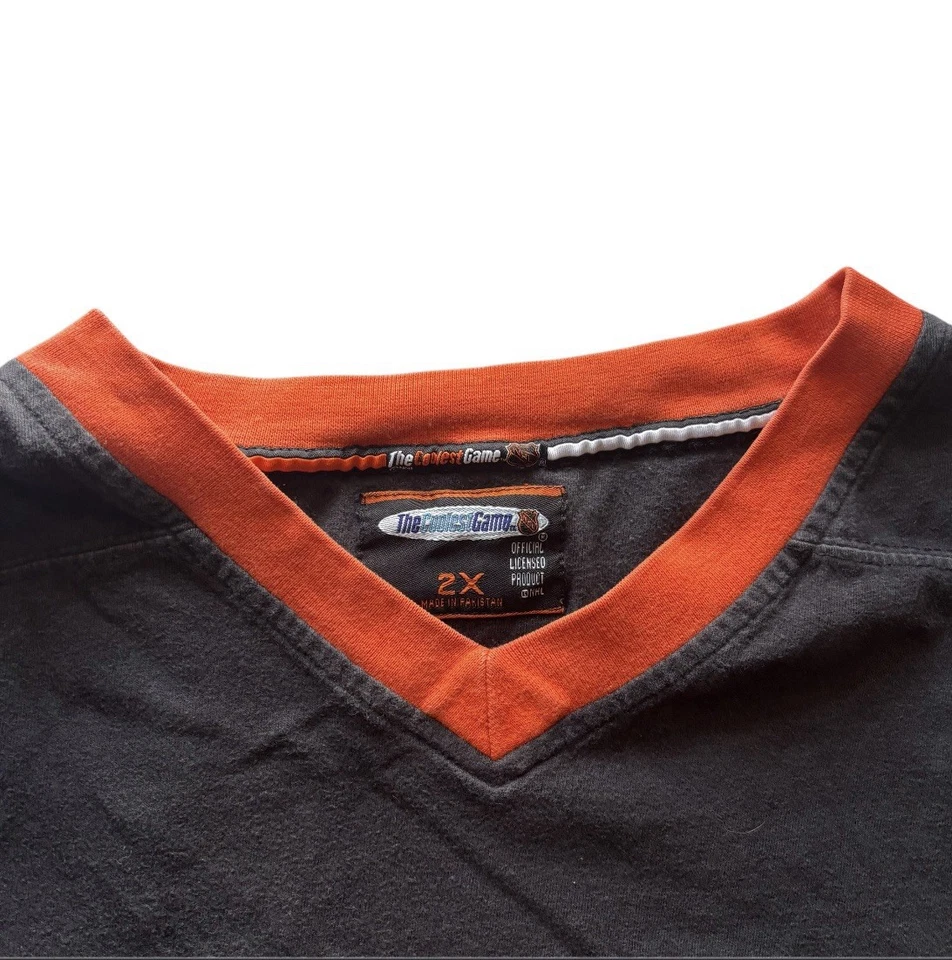 Camisa Philadelphia Flyers Vintage Años 2000 Talla XXL NHL Oficial Y2K Clásica Foto 2 de 4