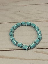 Blue White Beaded Bracelet Hieshi Beaded Bracelet Girls Kids Jewelry Handmade