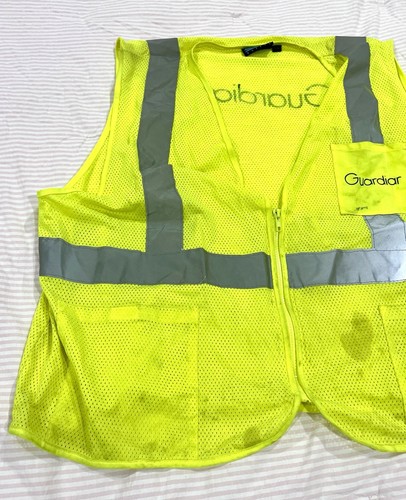 ERB Hi-Vis 3 Pocket Safety Vest Size 2XL 3M Scotchlite Reflective Hi Visibility - Picture 4 of 6