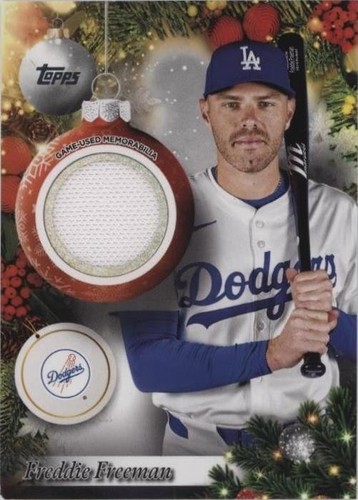 2025 Topps Holiday, Holiday Shaped Relic Freddie Freeman /99 | eBay