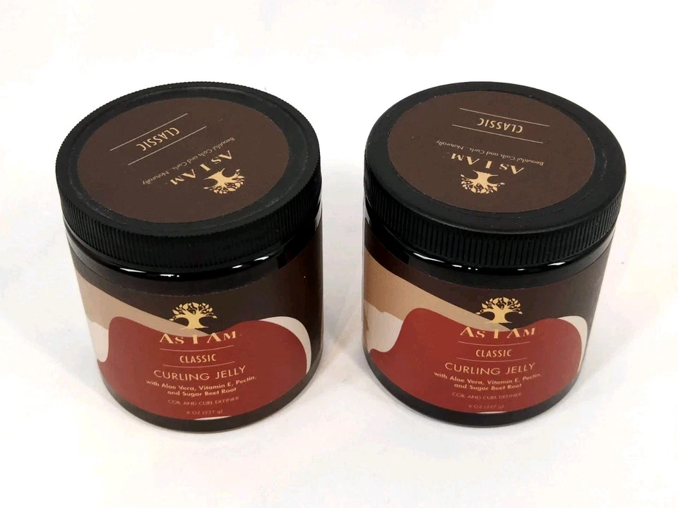 Lote de 2 Gel Clásico Control del Frizz y Definidor de Rizos As I Am Rizador Jelly Foto 2 de 4