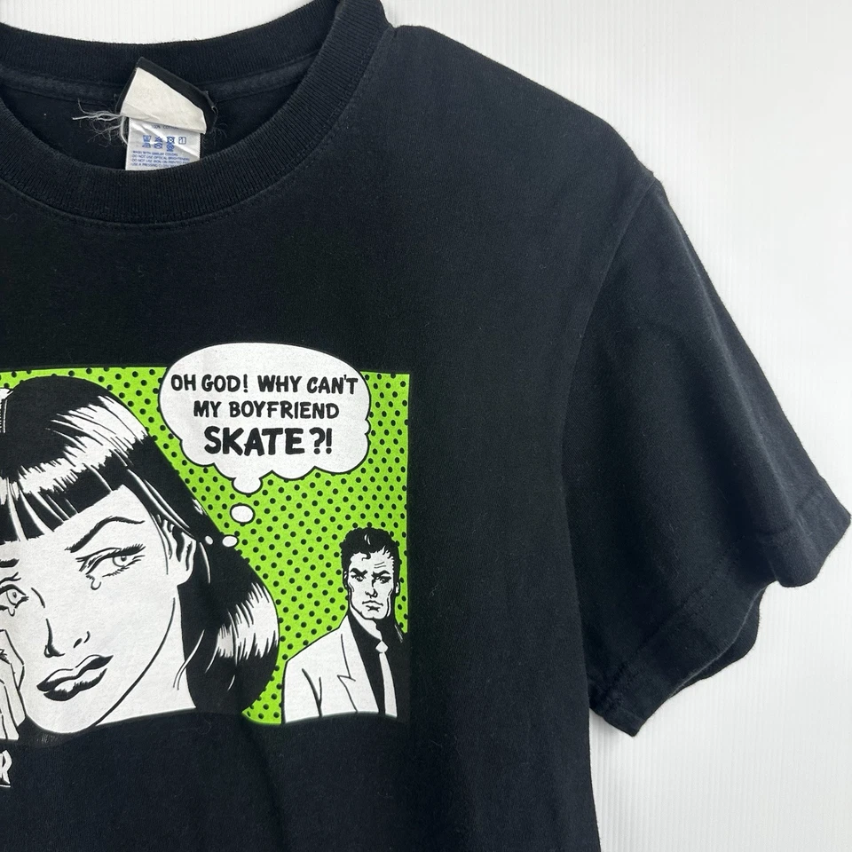 Vintage Y2K Thrasher “Oh God, Why Can’t My Boyfriend Skate” Tee Size Medium - image 4 of 4