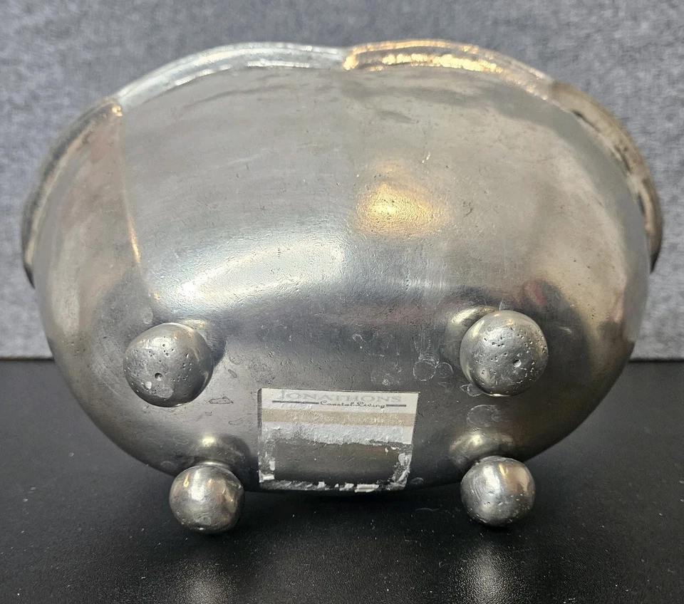 Arte Italica винтажная оловянная зубчатая чаша в горшке классическая - Изображение 4 из 4