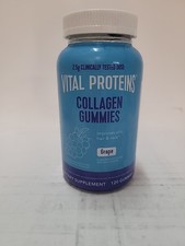 Vital Proteins Collagen Gummies Grape 120ct Skin Hair Nails Support Exp 5/26