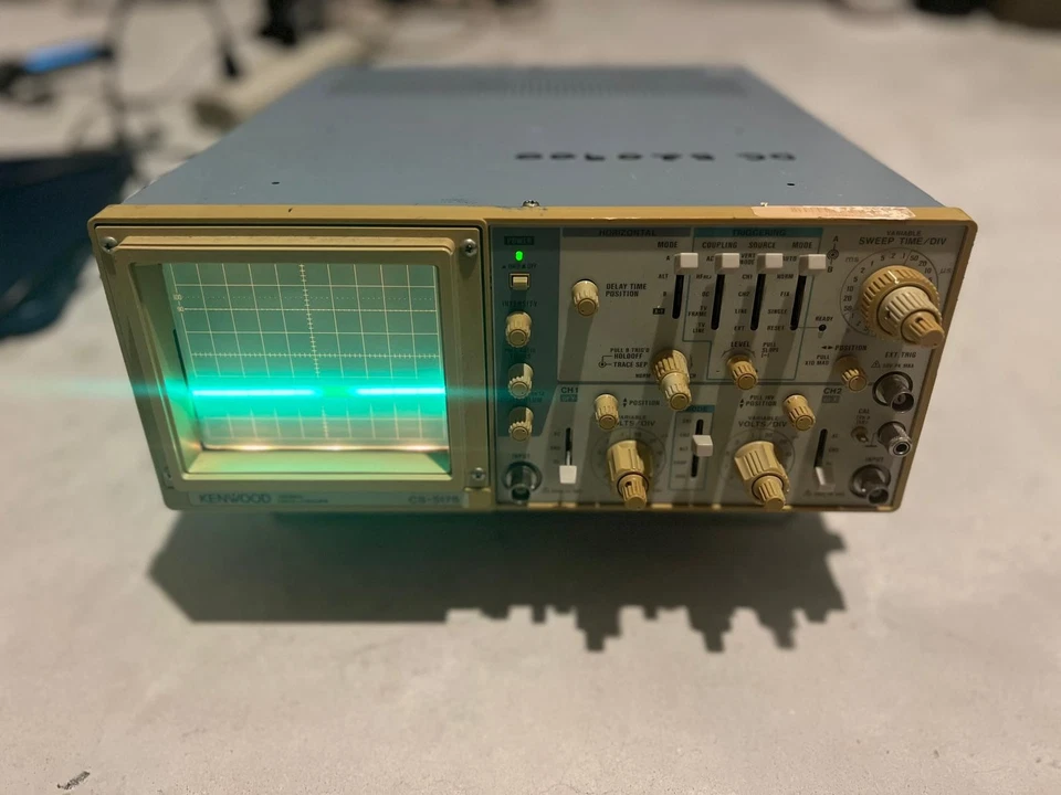 Osciloscopio Kenwood Corporation CS-5175 100 MHz Hecho en Japón - Probado Funcionando Foto 2 de 4