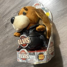 Ultimate Elvis Animated Hound Dog Plush Singing Hound Dog 834789 NIB