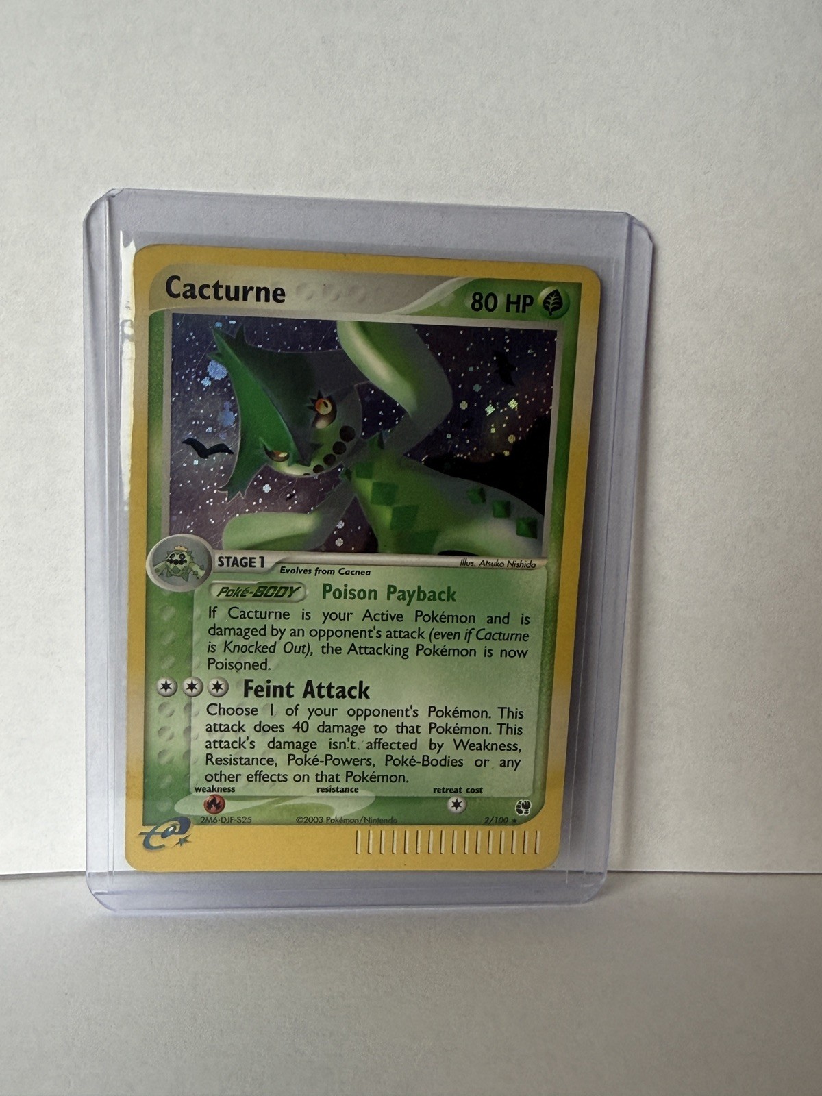 Cacturne 2/100 EX Sandstorm Holo