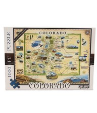 Colorado 1000 Piece Jigsaw Puzzle Xplorer Maps Used