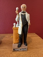 THOMAS EDISON McCormick Distilling Porcelain Decanter Empty Inventor