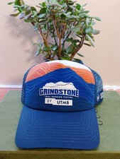UTMB Grindstone Bluetrail Original Buff Hat Cap Navy. NWOT.