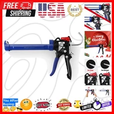 Caulking Gun, Adjustable Hand Caulk gun, Less-dripping Regulating, Sealant Si...