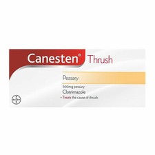 Canesten Thrush Pessary 500mg Clotrimazole 1 Pessary Treatment
