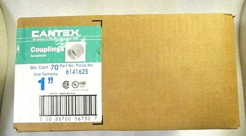 Cantex Größe 1" Kupplungen 6141625 (NEU) (70er Pack) - Bild 2 von 3