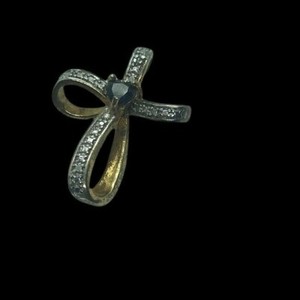 Authentic Cross Pendant PAJ BB Gold Plated Christian religious slider
