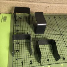 Juego de 4 abrazaderas de presión, conectores metálicos en forma de C para sofá/chaise de muebles de patio