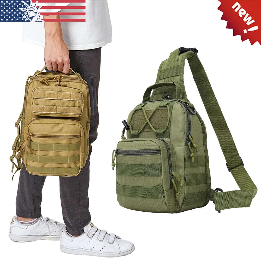 Large tactical sling shop bag